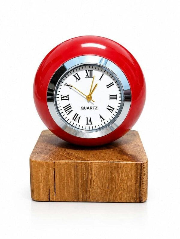 SPORTGIFTZ Red Snooker Ball Desktop Clock