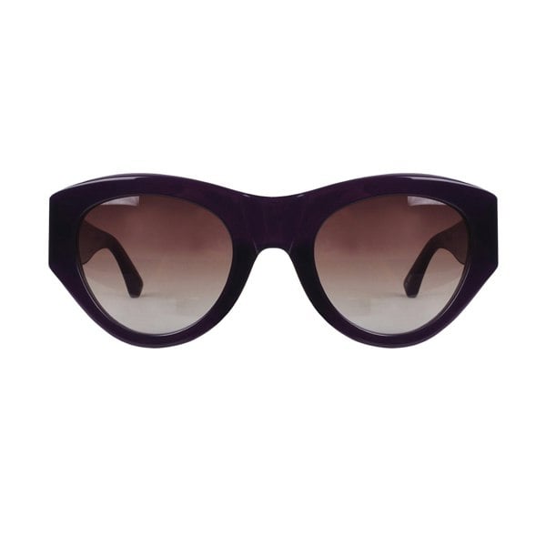 Dries van Noten amethyst purple sunglasses with gradient brown tone lenses DVN/120/5