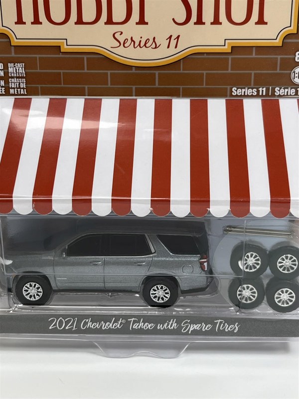 Greenlight The Hobby Shop 2021 Chevrolet Tahoe With Spare Tyres 1:64 97110E