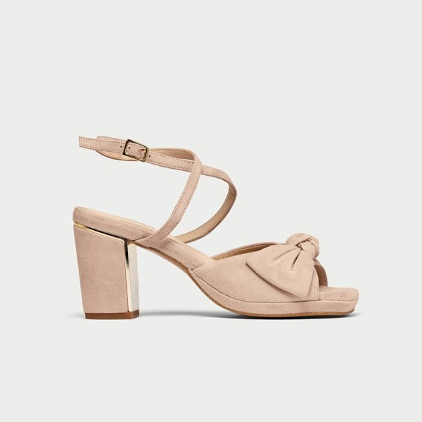 Calla Lydia Shoes - Taupe Suede