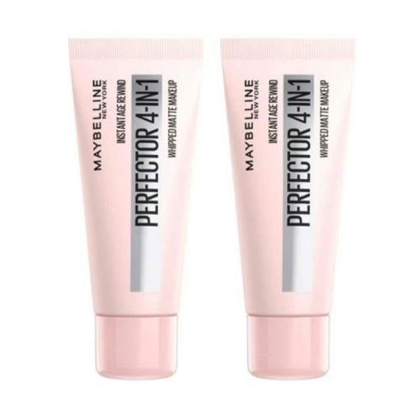 Maybelline New York 2 x Maybelline Instant Anti Age Perfector 4-in-1 Whipped Matte Makeup - 01 Light Claire