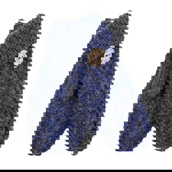 Aran Junior Cable Fold-over Mittens Aran Junior Cable Fold-over Mittens | Chunky Knit Mittens for Kids