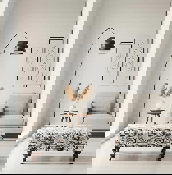 ISTOOLS Premium Monroe Footstool Pouffe Ottoman – UK Handcrafted Non-Storage Bench & Versatile Living Room Furniture