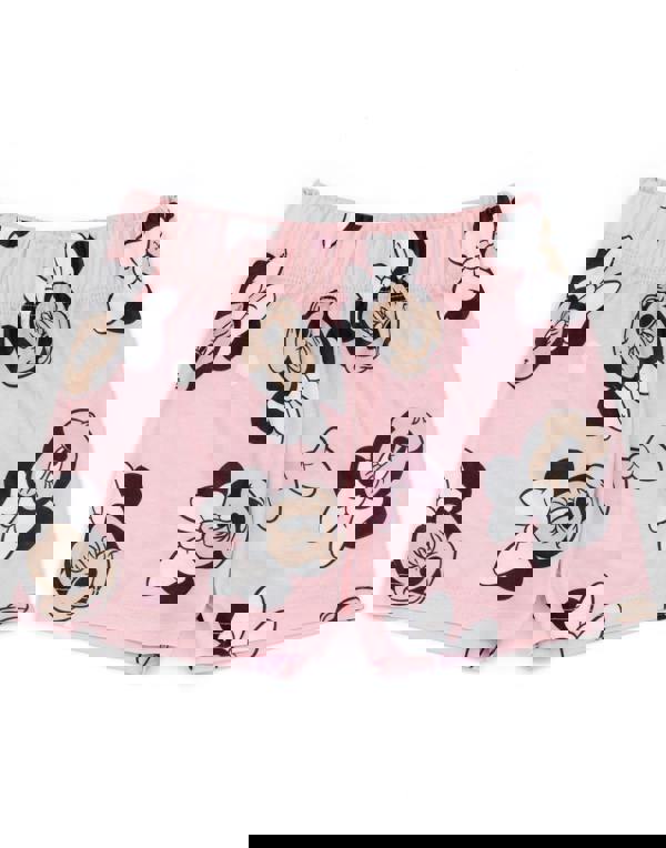 Disney Minnie Mouse GirlsPink Short Sleeve Short Leg Pyjama Set