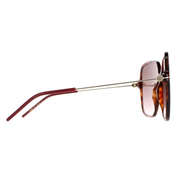 Gucci Sunglasses GG1267S 002 Dark Havana Brown Gradient