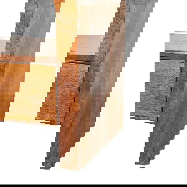 Artisan Furniture Darcy Chestnut Nightstand with Drawer and open shelf