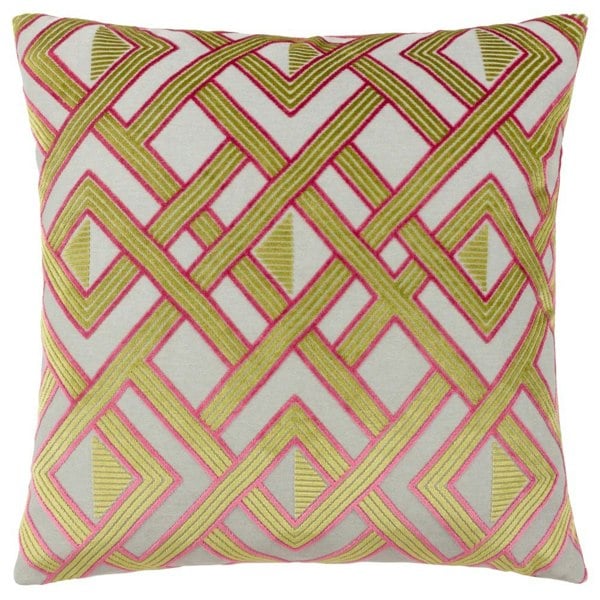 Paoletti Henley Jacquard Velvet Cushion Cover - Multicoloured