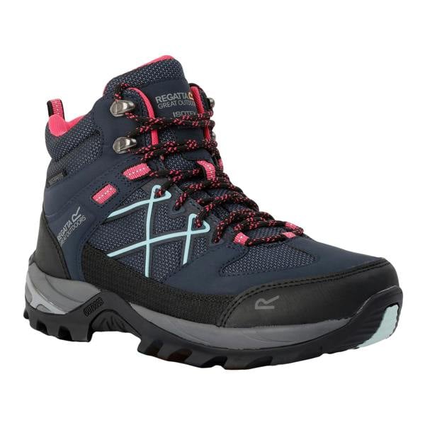Regatta Womens/Ladies Samaris III Walking Boots - Navy/Pink - 