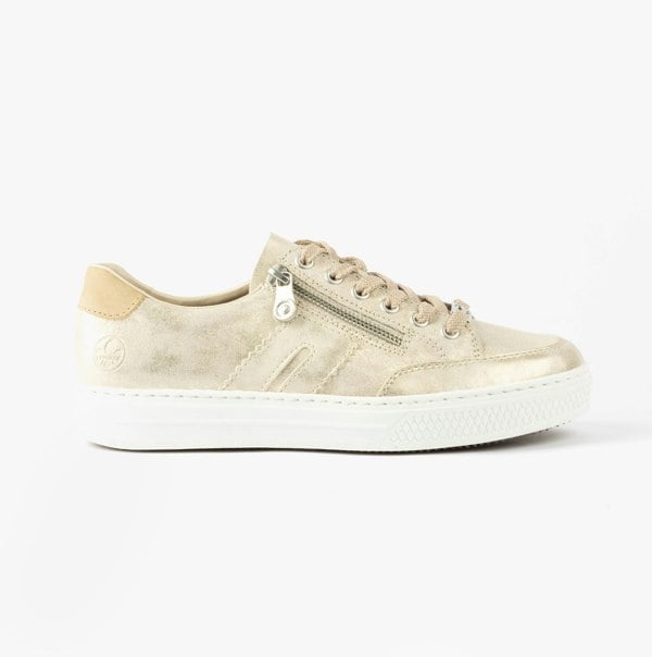 Rieker L5903-62 Womens Shoes - Beige