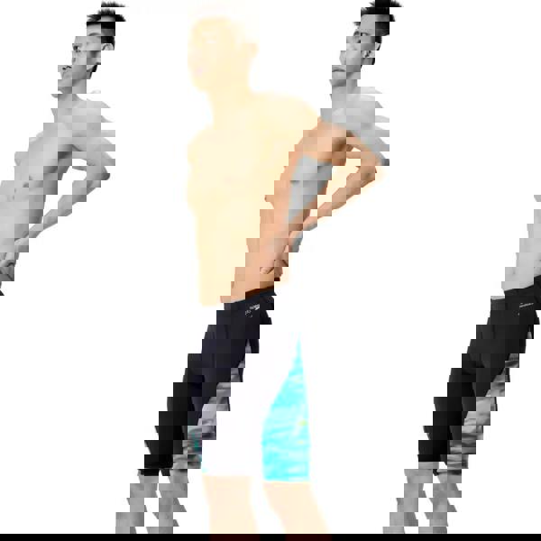 Speedo Club Training Spliced Jammer - Black/Green