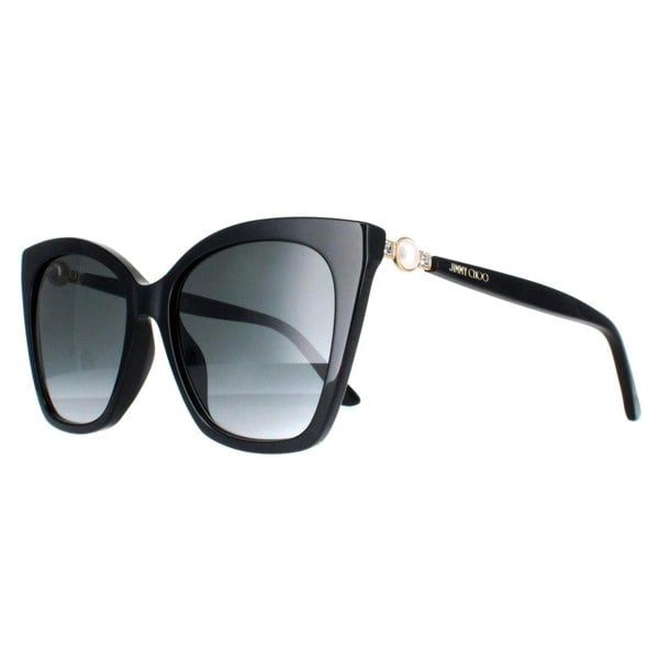 Jimmy Choo Sunglasses RUA/G/S 807 9O Black Grey Gradient