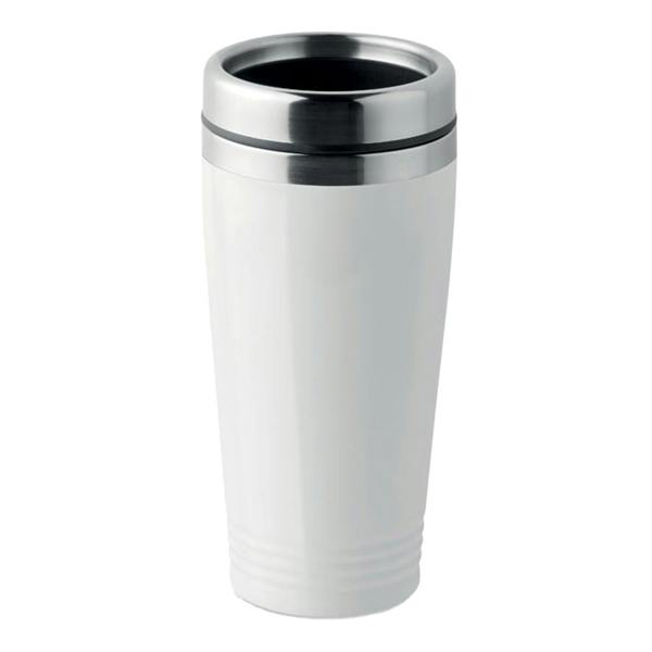 MidOcean Rodeo Colour Double Wall Travel Cup - White - 