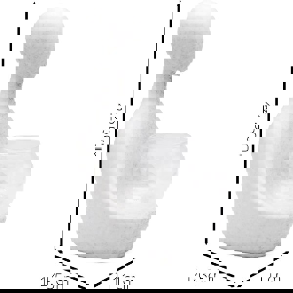 Maison des Cadeaux Tranquil Statuette with Glass Bowl