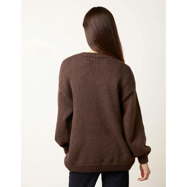 Blue Vanilla Mushroom Knit Cardigan