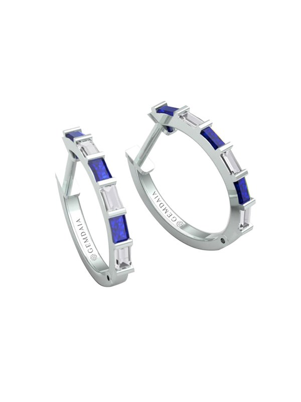 Gemdaia Sapphire Serenity Earrings