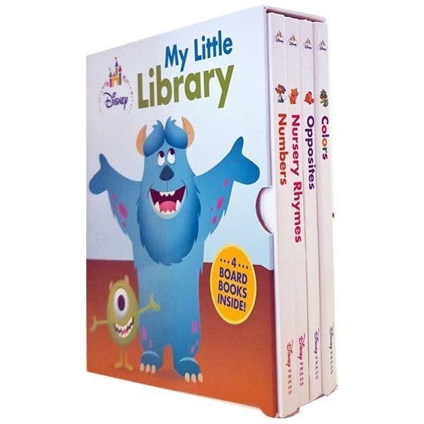 Disney My Little Library By Disney 4 Book Box Set (Nursery Rhymes, Opposites, Numbers & Colours)