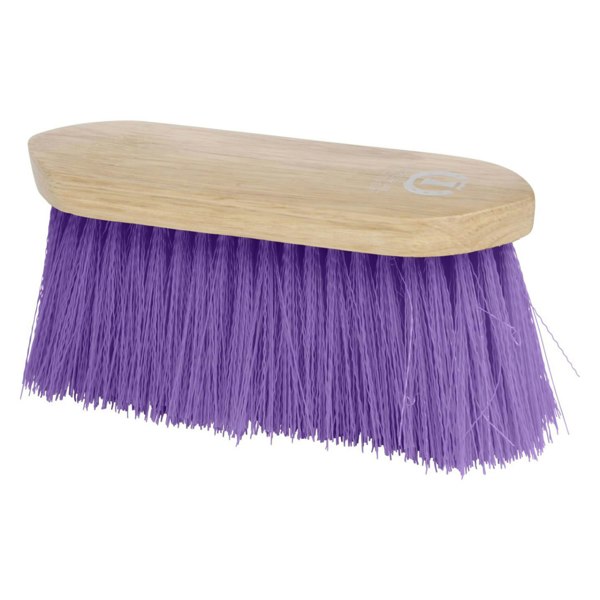 Imperial Riding Long Bristle Wooden Horse Dandy Brush - Royal Purple