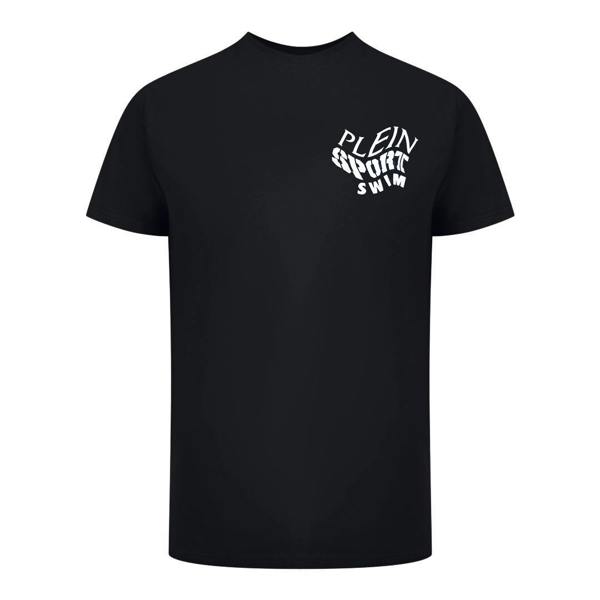 Plein Sport Tiger Fluo Logo Stretch Black T-Shirt