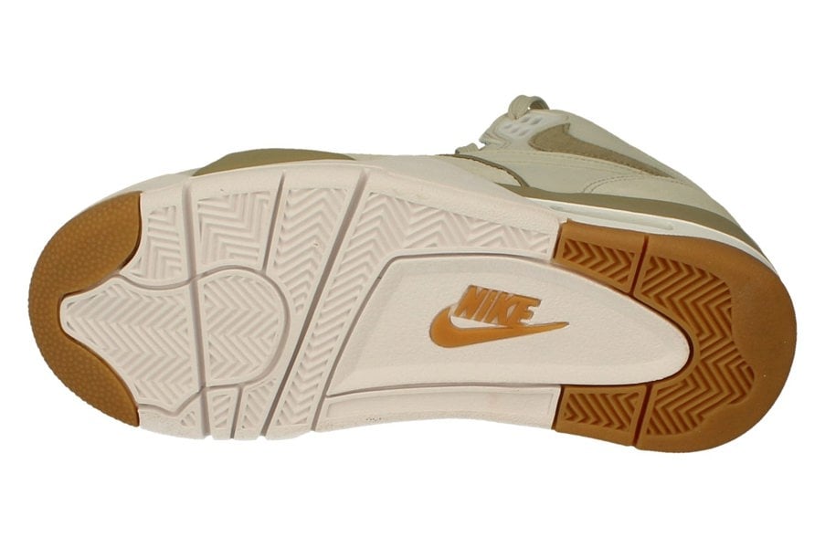 Nike Air Flight 89 Le Mens Trainers 819665  002 - Light Bone Bamboo White 002 - Photo 4