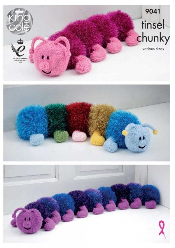 King Cole Tinsel Knitting Pattern 9041, Toys - Intermediate
