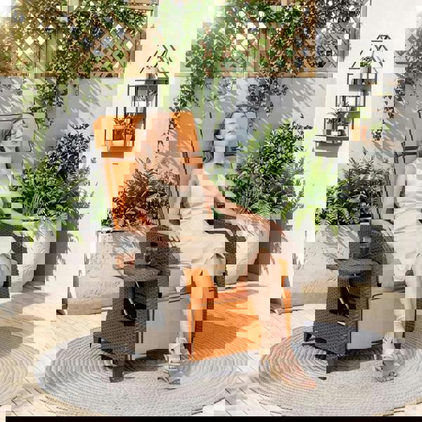 Rattan Recliner Chair