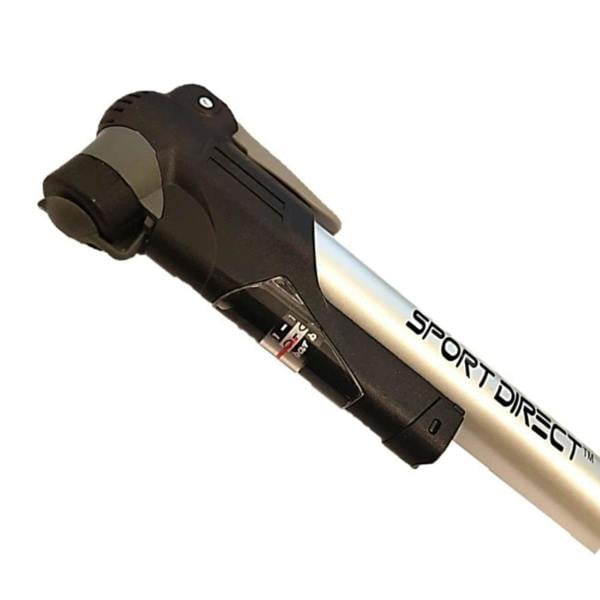 Sport Direct 120 PSI Alloy Mini Bike Pump and Gauge Schrader/Presta Valve