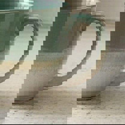 Upper Street Scandi Home Set of 2 720ml Mint Green Reactive Glaze Ceramic Aurelia Mugs