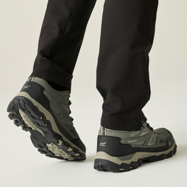 Regatta Mens Holcombe 3 Low Walking Boots - Smokey Olive/Abbeystone