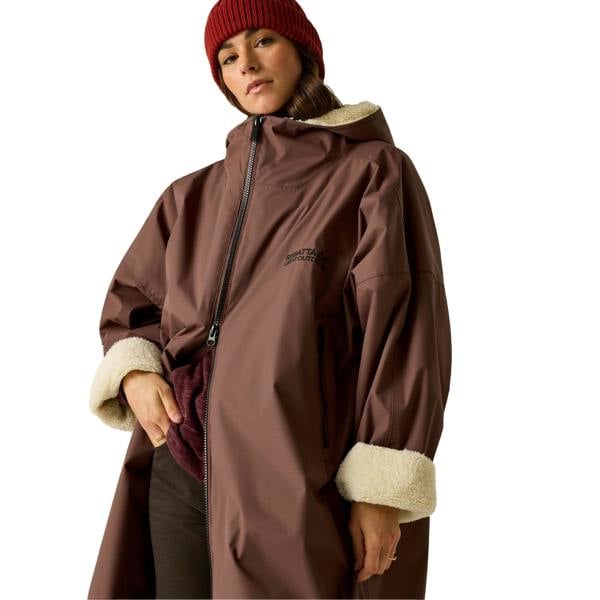 Regatta Unisex Adult Seaside Waterproof Changing Robe - Dark Cherry - 