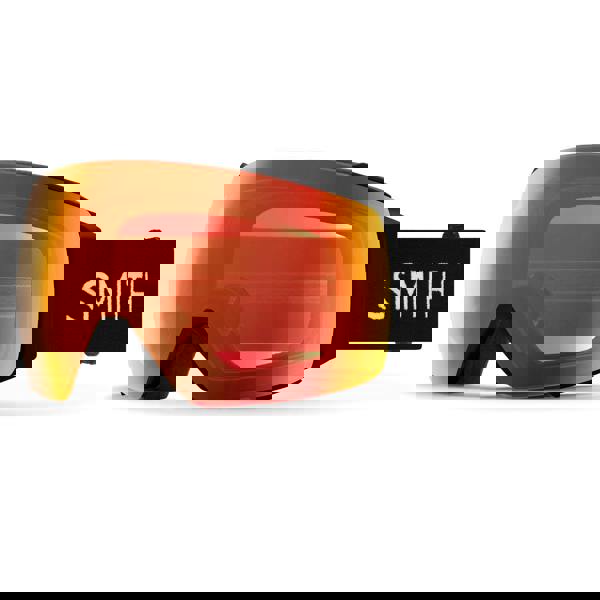Smith Ski Goggles I/O Mag 0JX MP Black ChromaPop Everyday Red Mirror & CP Storm Yellow Flash