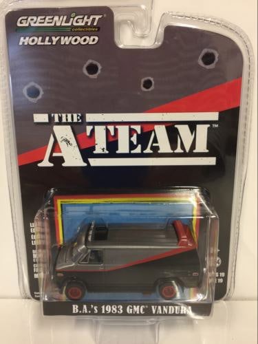 the a team b.a.s 1983 gmc vandura 1:64 scale greenlight 44790-b