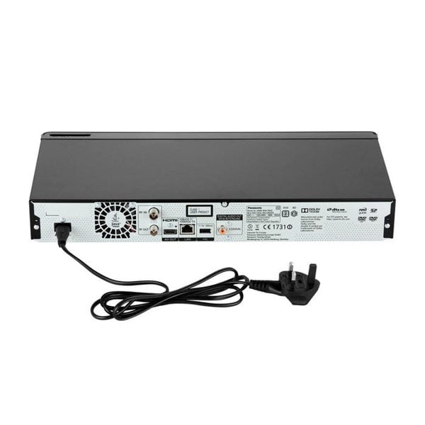 Panasonic DMR-BWT850EB Smart Network 3D Blu-ray DiscTM Recorder with Twin HD MultiRegion Free DVD Playback - Free Gift RRP £30!