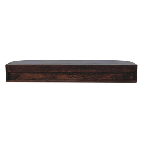 Wyld Haus Waimea Curved 2 Drawer Wall Mounted Console Mango Wood