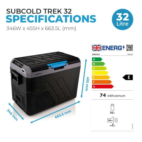 Subcold Trek32 Portable Car Fridge