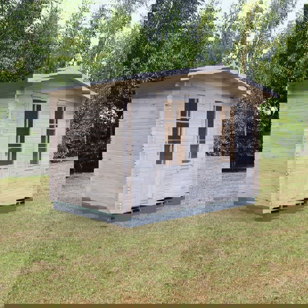 Shire 12x8 bucknells log cabin 28mm Cladding