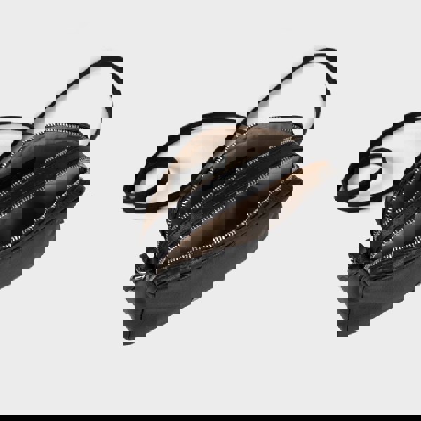 Assots London 'AVON' Black Soft Nappa Full Grain Real Leather Crossbody Bag