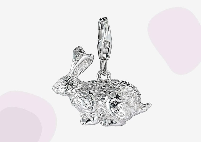 Rabbit Silver Charm - MYLEE London