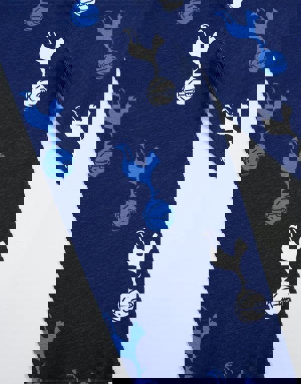 Tottenham Hotspur Boys Multicoloured Logo Short Sleeve Long Leg Pyjama Set