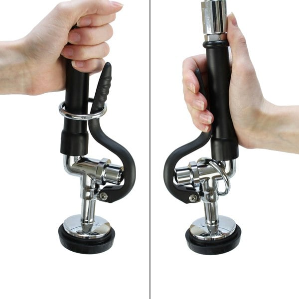 KuKoo Commercial Sink & Pre-Rinse Tap - Left Hand Drainer