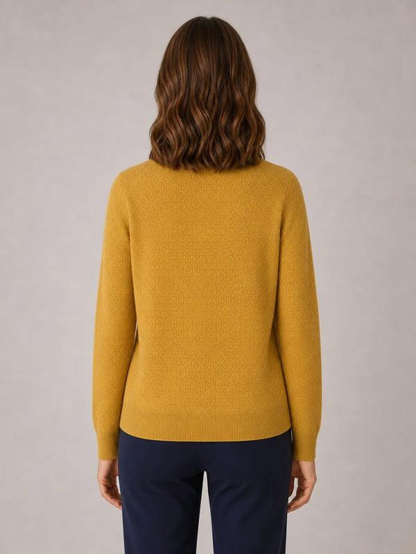 TIGI Lattice Knit Turtle Neck