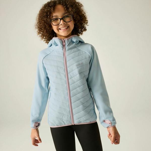 Regatta Childrens/Kids Andreson Hybrid Padded Jacket - Washed Denim - 
