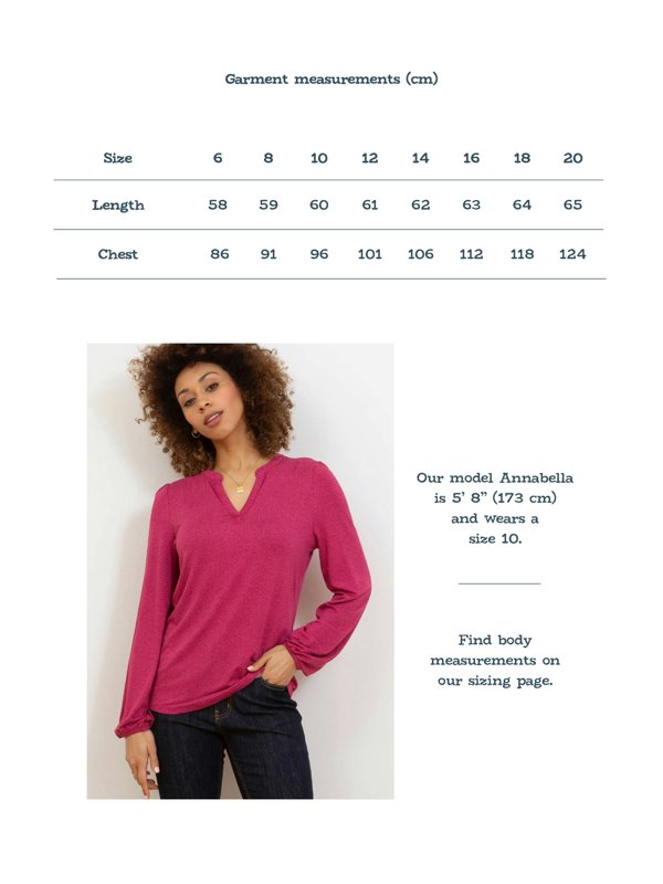 Kite Swyre Jersey Top Berry
