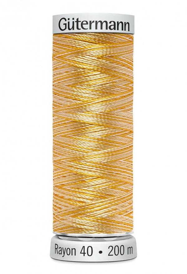 Gutermann No 40 Sulky Rayon Embroidery Thread 200m Rayon Thread Suitable For Embroidery