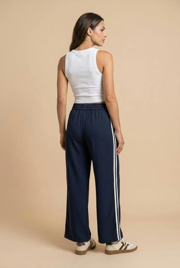 Urban Bliss Taped Trouser Navy