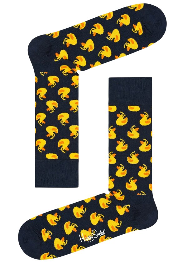 Happy Socks Rubber Duck Socks, Navy