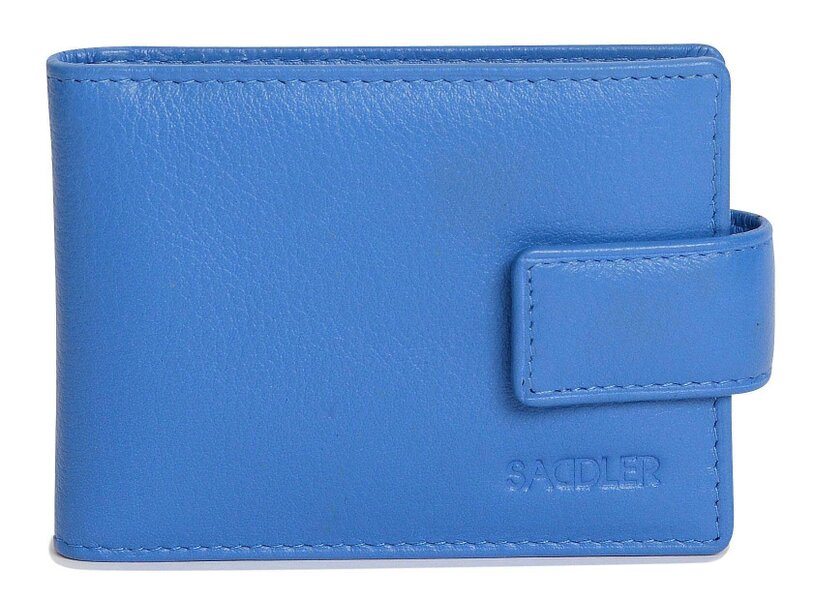 SADDLER Robyn Compact Leather Card Wallet – Handmade by Saddler | RFID Protected & Gift Boxed