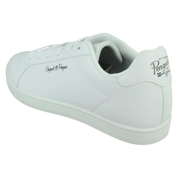 Penguin Mens Penguin Lace Up Casual Trainers Galvin PEN0563