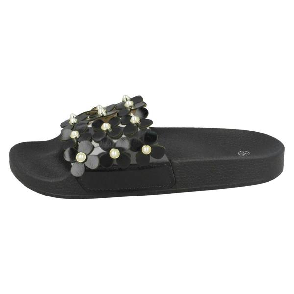 Spot On Ladies Spot On Flower Trim Sliders F00089