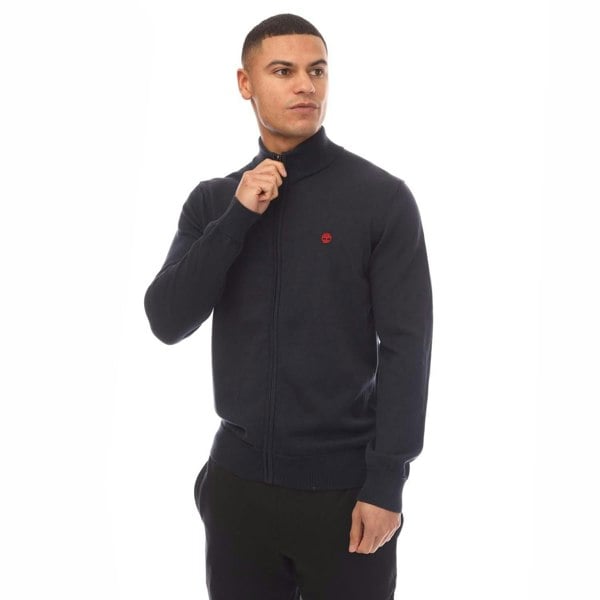 Timberland Mens Williams River Kennebec Cotton Full Zip Sweatshirt - Navy