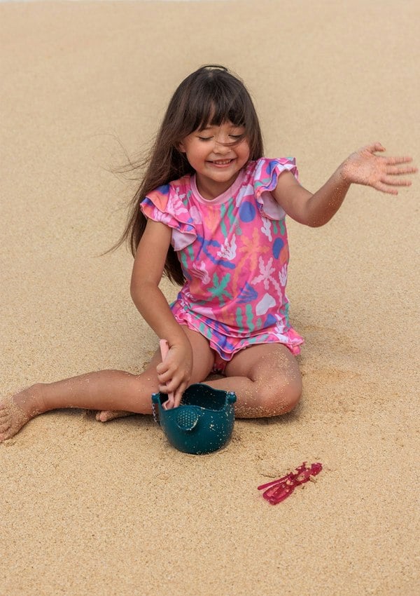 BOARDIES Palm Springs Little Girls Rashie Set